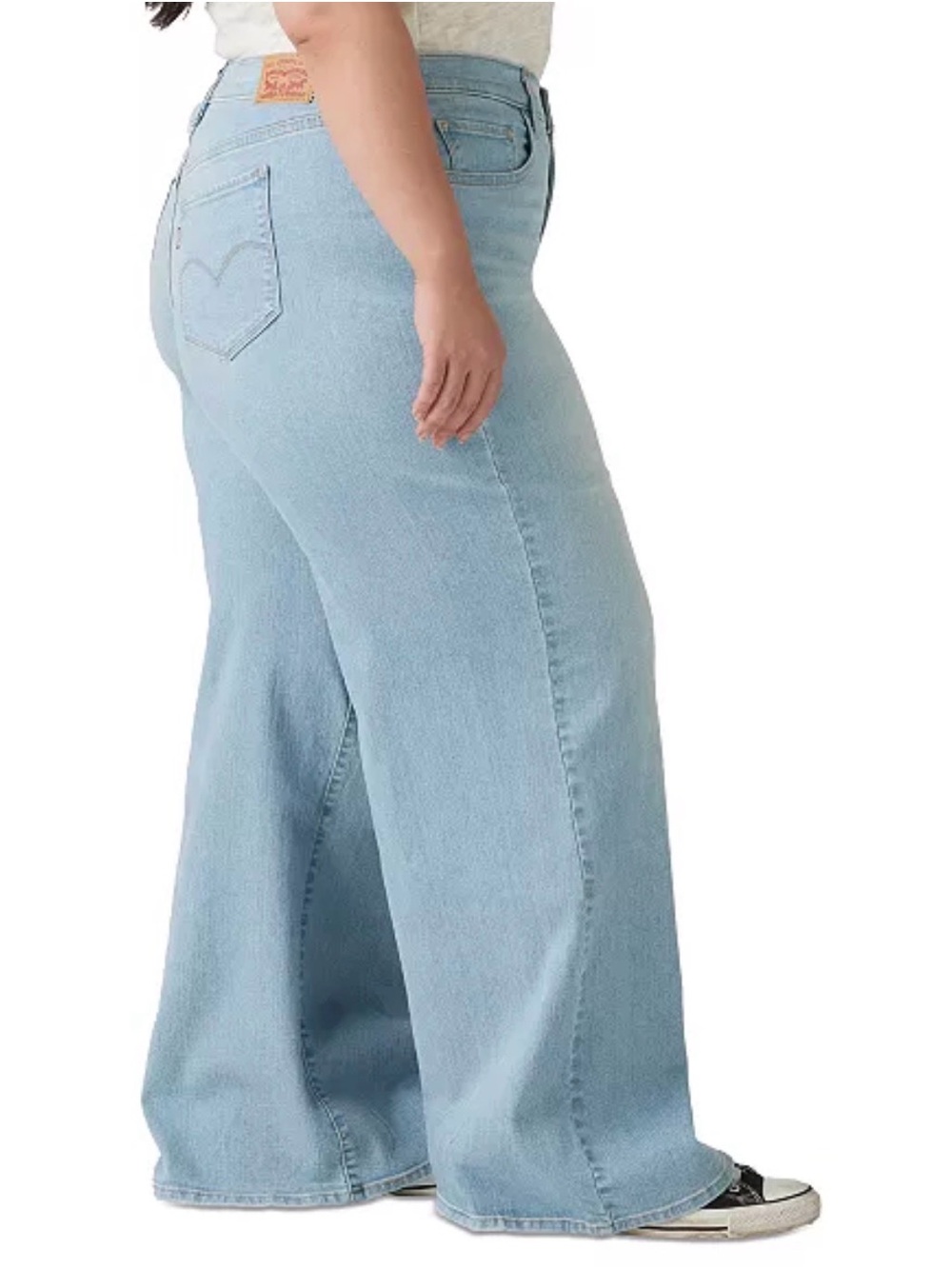 LEVI’s Plus Mid-Rise 318 Wide Leg Jeans